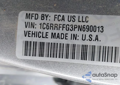 2023 Ram 1500 Big Horn 4X4 5'7 Box из США, поврежденный, VIN 1C6RRFFG3PN690013